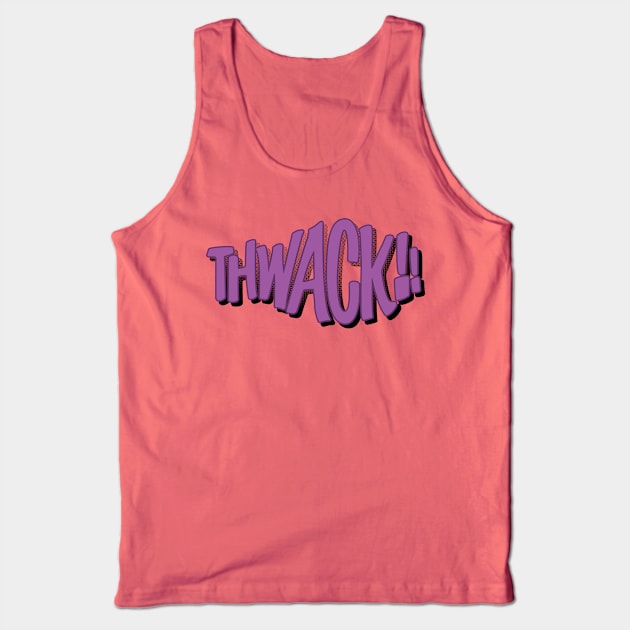 THWACK!! Fighting Sounds Tank Top by deancoledesign